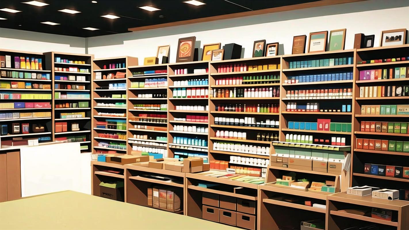 日用百货货架背景素材大放送